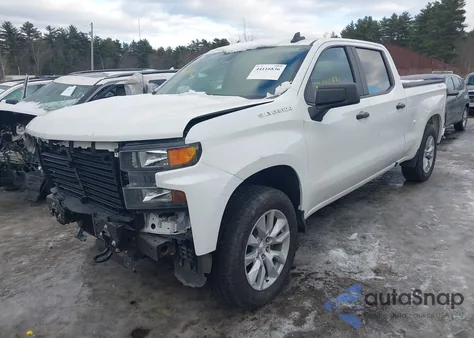 2022 Chevrolet Silverado 1500 Ltd 4Wd Standard Bed Custom из США, поврежденный, VIN 3GCPYBEK0NG162615